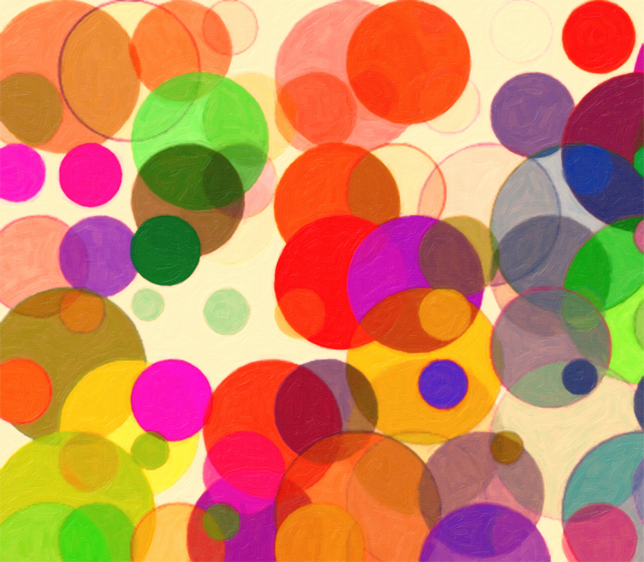 Background of colorful circles